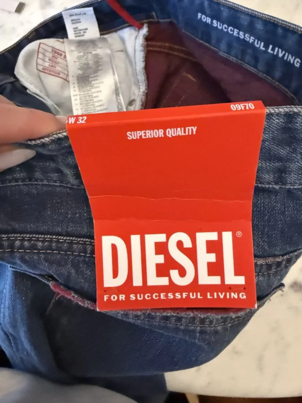 NWT Diesel Women's Blue Denim Jean s1969 D-Ebbey Bootcup Size 32 $375 [jb] - Picture 9 of 10